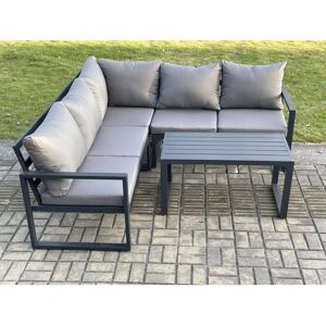 Fimous - Set - Grey - Aluminium - Garden furniture set Fimous - Set - Grey - Aluminium - Garden furniture set
