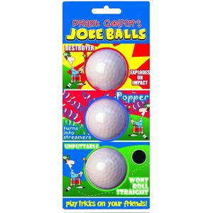 Longridge Balles de Golf Farces - Pack de 3 - Publicité Longridge Balles de Golf Farces - Pack de 3 - Publicité