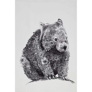 Maxwell & Williams Marini Ferlazzo Wombat Tea Towel - Wildlife Illustration Maxwell & Williams Marini Ferlazzo Wombat Tea Towel - Wildlife Illustration