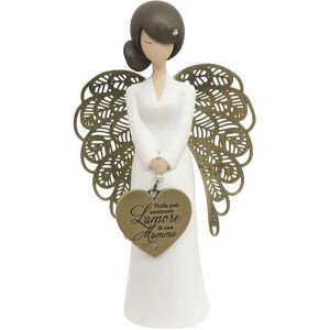 Enesco Angel Figurine - Ceramic, White, 15.5cm - Figurine Enesco Angel Figurine - Ceramic, White, 15.5cm - Figurine