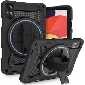 Xiaomi Redmi Pad SE Cover - 360° Beskyttelse, Kickstand, Penneholder Xiaomi Redmi Pad SE Cover - 360° Beskyttelse, Kickstand, Penneholder