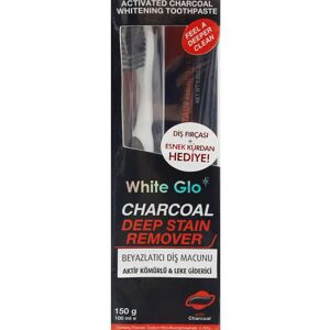 White Glo Charcoal Deep Stain Remover - Toothpaste Set White Glo Charcoal Deep Stain Remover - Toothpaste Set