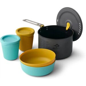 Sea to Summit Frontier UL One Pot Cook Set - 5 Piece 2L Pot - Compact Cooking Gear Sea to Summit Frontier UL One Pot Cook Set - 5 Piece 2L Pot - Compact Cooking Gear