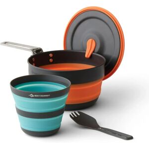 Sea to Summit Frontier UL Collapsible One Pot Cook Set - 3 Piece 1L - Lightweight Backpacking Sea to Summit Frontier UL Collapsible One Pot Cook Set - 3 Piece 1L - Lightweight Backpacking