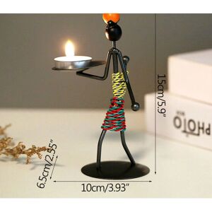 GOTRAYS - LRCD008 - Black iron - Candle holder GOTRAYS - LRCD008 - Black iron - Candle holder