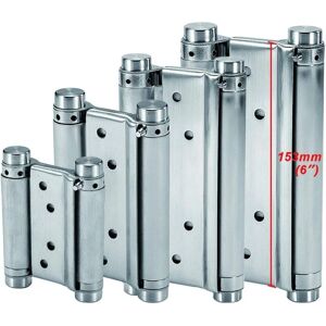 Generic - 153mm Acero inoxidable doble actuación - Auto-Cierre - Puertas - Bisagra Generic - 153mm Acero inoxidable doble actuación - Auto-Cierre - Puertas - Bisagra