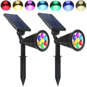 Desconocido - LED solar de 7 colores - IP65 - Iluminación exterior Desconocido - LED solar de 7 colores - IP65 - Iluminación exterior