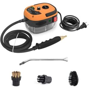 Unknown - 2500W Portable Steam Cleaner - Vapor de alta temperatura - 3 cabezales de cepillo - Limpiador a vapor Unknown - 2500W Portable Steam Cleaner - Vapor de alta temperatura - 3 cabezales de cepillo - Limpiador a vapor