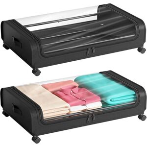 UNBRANDED - 2x48L - debajo de la cama - Caja de tela - Caja de almacenamiento UNBRANDED - 2x48L - debajo de la cama - Caja de tela - Caja de almacenamiento