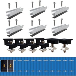 Unknown - 12cm Rail Kit - 30-35 mm - Kit de montaje de panel solar Unknown - 12cm Rail Kit - 30-35 mm - Kit de montaje de panel solar