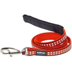 Red Dingo Reflective Orange Dog Lead - 120cm Red Dingo Reflective Orange Dog Lead - 120cm