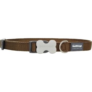 Red Dingo Dog Collar - Adjustable Brown Nylon 20-32 cm Red Dingo Dog Collar - Adjustable Brown Nylon 20-32 cm