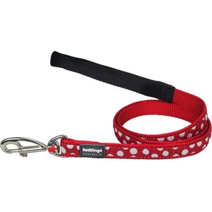 Guinzaglio per Cani Red Dingo con Punti Bianchi - 1.2m Guinzaglio per Cani Red Dingo con Punti Bianchi - 1.2m