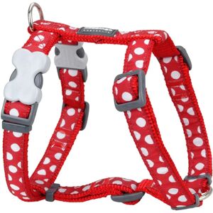 Harnais pour Chien Red Dingo Blanc à Pois - Réglable 46-76 cm - Accessoire pour Animal - Publicité Harnais pour Chien Red Dingo Blanc à Pois - Réglable 46-76 cm - Accessoire pour Animal - Publicité