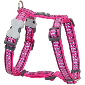 Red Dingo Bone Reflective Dog Harness - 25-39cm Red Dingo Bone Reflective Dog Harness - 25-39cm