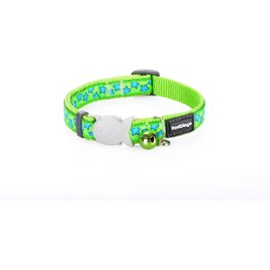 Red Dingo Cat Collar Green Stars - Cat Collar Red Dingo Cat Collar Green Stars - Cat Collar