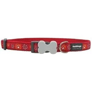 Red Dingo Animal Footprint Dog Collar - Dog collar Red Dingo Animal Footprint Dog Collar - Dog collar