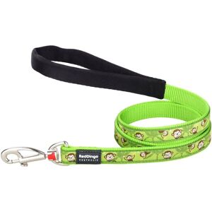 Red Dingo STYLE MONKEY LIME GREEN Dog Lead - 120 cm Red Dingo STYLE MONKEY LIME GREEN Dog Lead - 120 cm