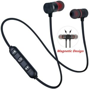 Ranpo Magnetic Bluetooth Earphones - Red - Bluetooth 5.0 - Earbuds Ranpo Magnetic Bluetooth Earphones - Red - Bluetooth 5.0 - Earbuds