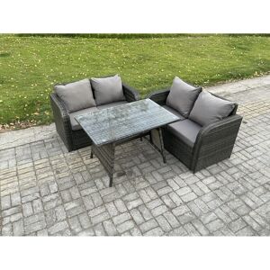 Fimous Outdoor Gartenmöbel Sets 3 Stück Korb Rattan Möbel Sofa Sets - Gartenmöbel Set Fimous Outdoor Gartenmöbel Sets 3 Stück Korb Rattan Möbel Sofa Sets - Gartenmöbel Set