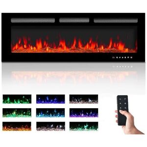 M.C.Haus 127cm/50" Electric Fireplace - Touch Screen, Colorful Flame, 1800W M.C.Haus 127cm/50" Electric Fireplace - Touch Screen, Colorful Flame, 1800W