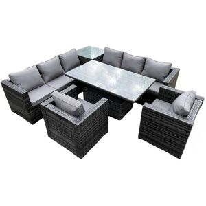 Fimous 8 Seater Corner Sofa Set - Garden Patio Furniture Fimous 8 Seater Corner Sofa Set - Garden Patio Furniture
