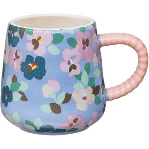 Cath Kidston Painted Pansies Blue Twisted Handle Billie Mug - Mug Cath Kidston Painted Pansies Blue Twisted Handle Billie Mug - Mug