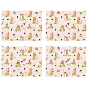 Cath Kidston - Meerkats - Cream - Cork Backed - Placemats Cath Kidston - Meerkats - Cream - Cork Backed - Placemats