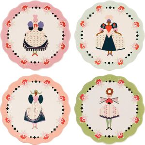 Cath Kidston Spring Set Of 4 Ceramic Coasters - Coaster Set Cath Kidston Spring Set Of 4 Ceramic Coasters - Coaster Set