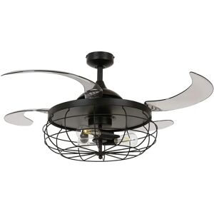 Beacon Black Retractable Ceiling Fan - Ceiling Fan Beacon Black Retractable Ceiling Fan - Ceiling Fan