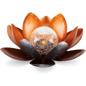 GOTRAYS Lotus Solar Lamp - Amber - Solar-powered - Lotus flower - Lamp GOTRAYS Lotus Solar Lamp - Amber - Solar-powered - Lotus flower - Lamp