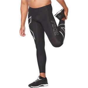 2XU Core Compression Tights - Noir/Argent - Collants de compression - Publicité 2XU Core Compression Tights - Noir/Argent - Collants de compression - Publicité