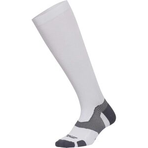 2XU Hvid/Grå Vectr Let Polstring Sokker - Fulde Længde Kompression 2XU Hvid/Grå Vectr Let Polstring Sokker - Fulde Længde Kompression