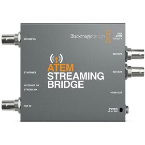 Blackmagic Design Blackmagic Design ATEM Streaming Bridge - Video Converter - Gray - 1080p Blackmagic Design Blackmagic Design ATEM Streaming Bridge - Video Converter - Gray - 1080p