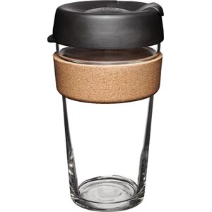 KeepCup Brew Cork Black L - 16oz / 454ml - Mug de voyage - Publicité KeepCup Brew Cork Black L - 16oz / 454ml - Mug de voyage - Publicité