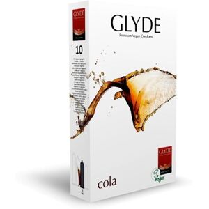 Glyde Vegan Cola Flavour Condoms - 10, 20, 30 Pack - Natural Rubber Latex Glyde Vegan Cola Flavour Condoms - 10, 20, 30 Pack - Natural Rubber Latex