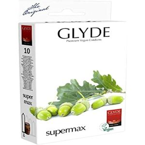 Glyde Ultra Super Max Vegan Condoms - Extra Large - 10 Pack Glyde Ultra Super Max Vegan Condoms - Extra Large - 10 Pack