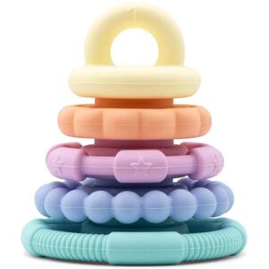 Jellystone Designs Rainbow Stackers & Teether - Pastel Jellystone Designs Rainbow Stackers & Teether - Pastel