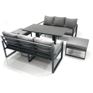Fimous - 8 Seater Aluminium Garden Set - Garden furniture set Fimous - 8 Seater Aluminium Garden Set - Garden furniture set
