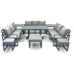 Fimous - 12-Seater Garden - Aluminium - Garden furniture set Fimous - 12-Seater Garden - Aluminium - Garden furniture set