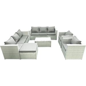 Fimous Outdoor Rattan Sofa Set - 2 Armchairs - Sofa Set Fimous Outdoor Rattan Sofa Set - 2 Armchairs - Sofa Set