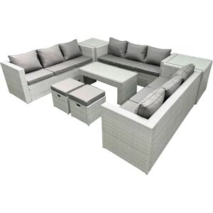 Fimous - Rattan Garden Set - 11 Seater - Garden Set Fimous - Rattan Garden Set - 11 Seater - Garden Set