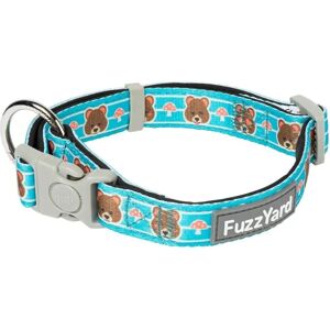 Collier FuzzYard Fuzz Bear - Bleu/Marron - S - Publicité Collier FuzzYard Fuzz Bear - Bleu/Marron - S - Publicité