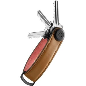 Orbitkey Kožený organizér klíčů - Kakao Růže - Kompaktní a bezpečný Orbitkey Kožený organizér klíčů - Kakao Růže - Kompaktní a bezpečný
