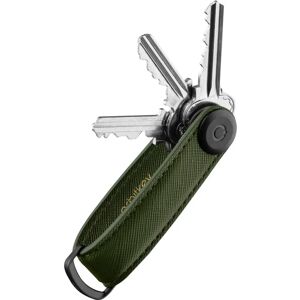 Orbitkey Oliv Saffiano Kůže Klíčenka - Klíčenka Orbitkey Oliv Saffiano Kůže Klíčenka - Klíčenka