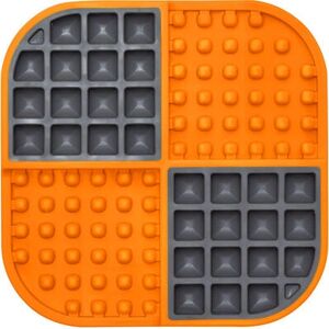 LickiMat Slomo Dog Feeder - Dog - Orange LickiMat Slomo Dog Feeder - Dog - Orange