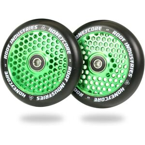 Root Industries Honeycore 110mm grüne Scooter-Räder Root Industries Honeycore 110mm grüne Scooter-Räder