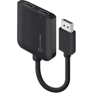 Adaptateur dual DisplayPort ALOGIC - 4K - Noir - Câble vidéo - Publicité Adaptateur dual DisplayPort ALOGIC - 4K - Noir - Câble vidéo - Publicité