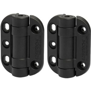 Safetech Hardware Self-Closing Metal Gate Hinges - Adjustable, 145 lbs Safetech Hardware Self-Closing Metal Gate Hinges - Adjustable, 145 lbs