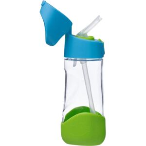 Μπουκάλι νερού B.Box με καλαμάκι Μπλε Πράσινο 450 ml Μπουκάλι νερού B.Box με καλαμάκι Μπλε Πράσινο 450 ml